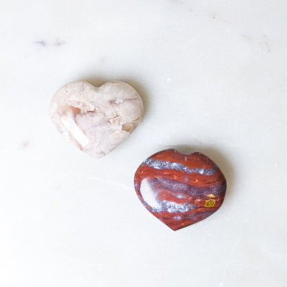 Heart Shaped Crystals | Various Stones + Sizes (POS Only)