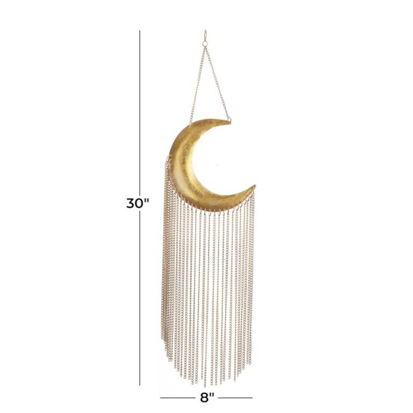 Metal Celestial Windchime with Chains