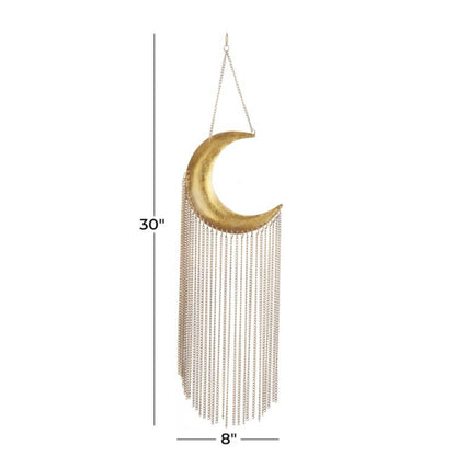 Metal Celestial Windchime with Chains