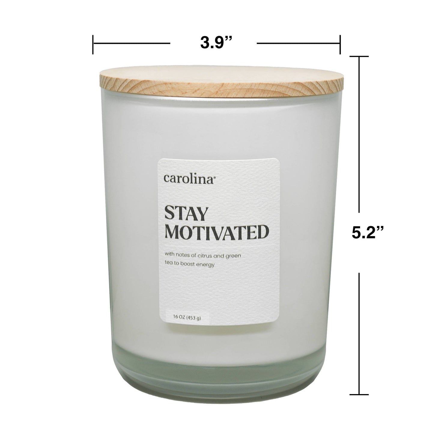 Stay Motivated - Bergamot & Green Tea Candle