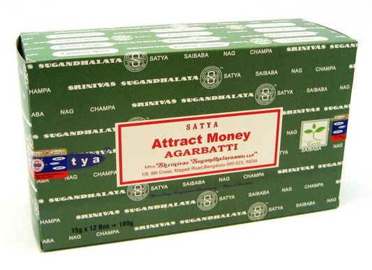 Incense Sticks - Satya Attract Money (15 g.)