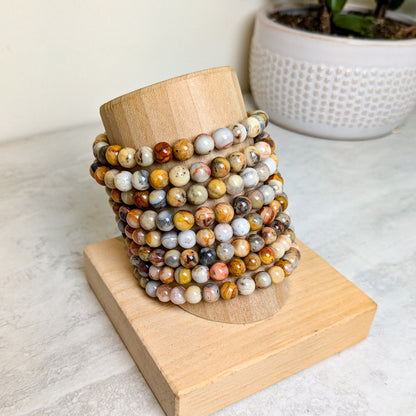 6mm Assorted Crystal Bead Bracelets