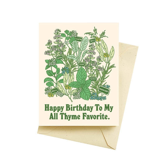 All Thyme Favorite Birthday Card