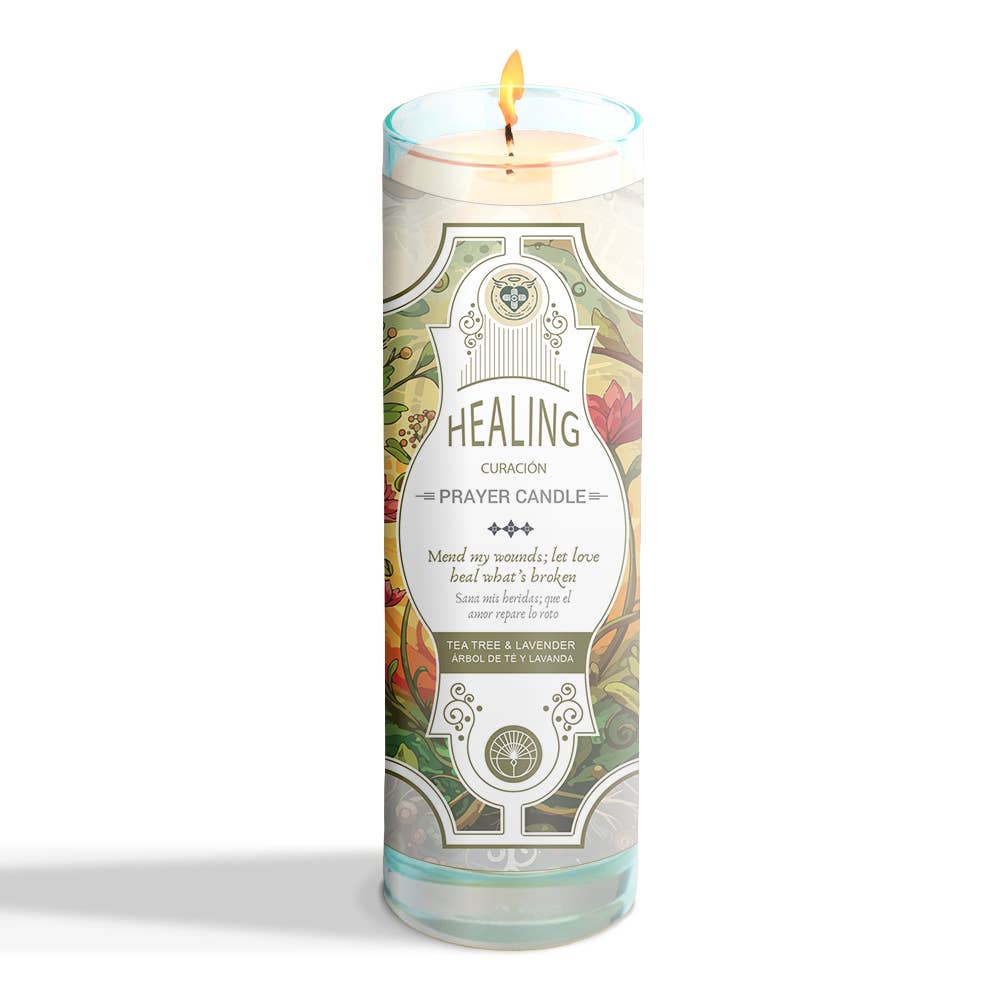 Healing Prayer Candle 8" (9.5 oz)