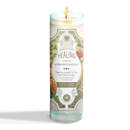 Healing Prayer Candle 8" (9.5 oz)