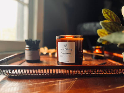 Autumn Leaves Candle