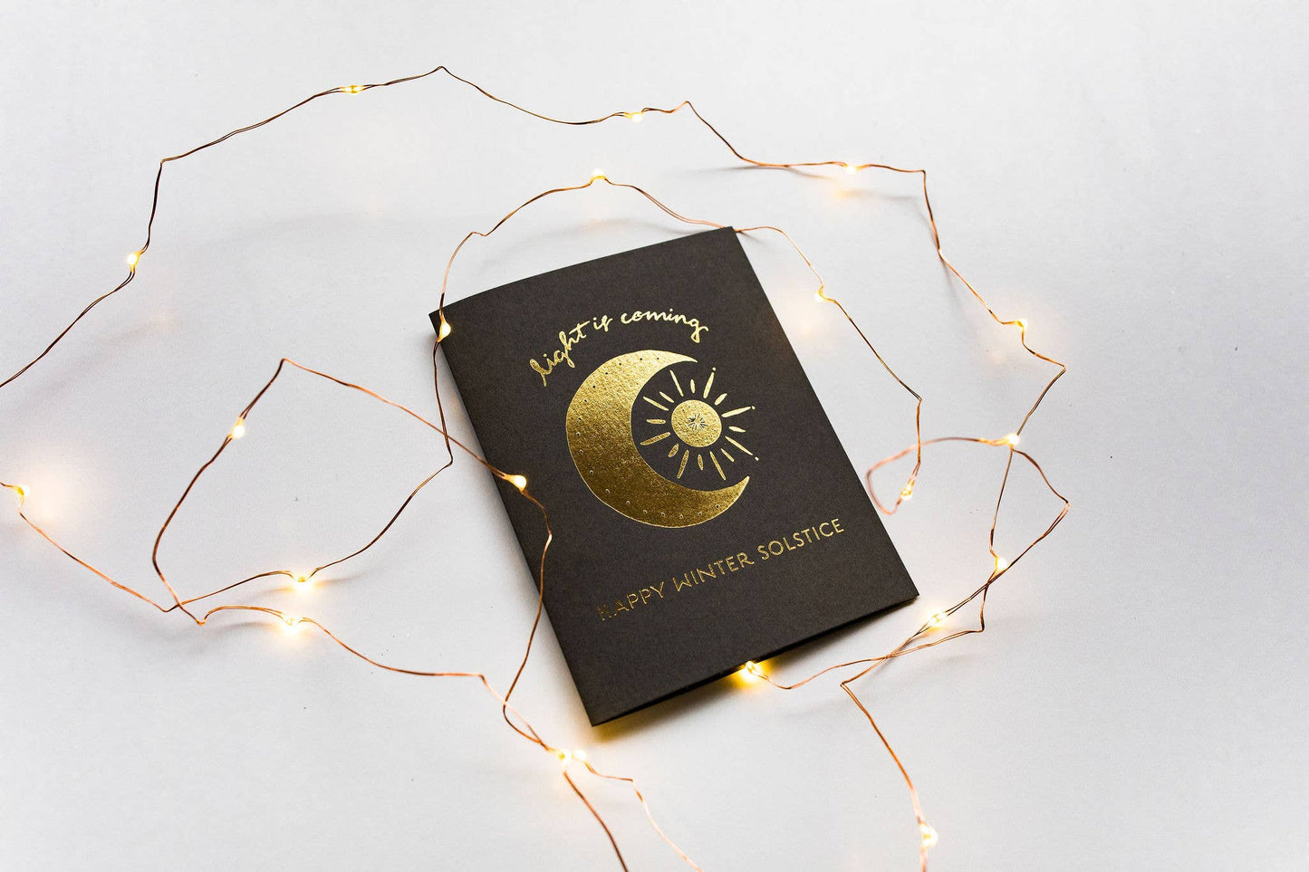 Light Is Coming - Happy Winter Solstice Notecards & Envelopes (6 Count)