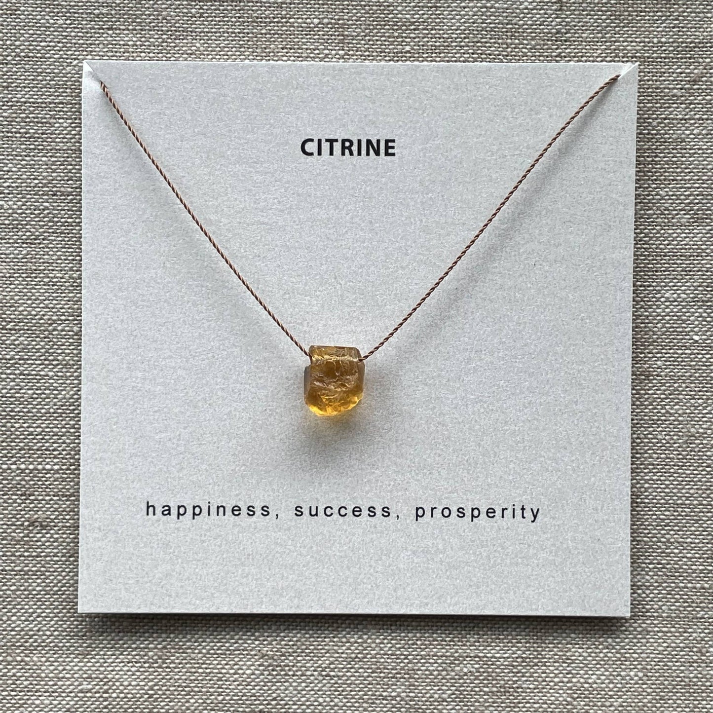 Raw Gemstone Minimalist Necklaces | Various Crystals