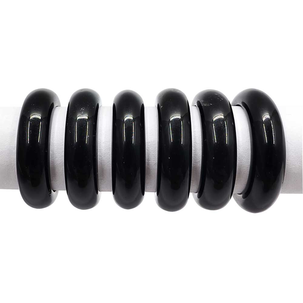 Black Obsidian Rings
