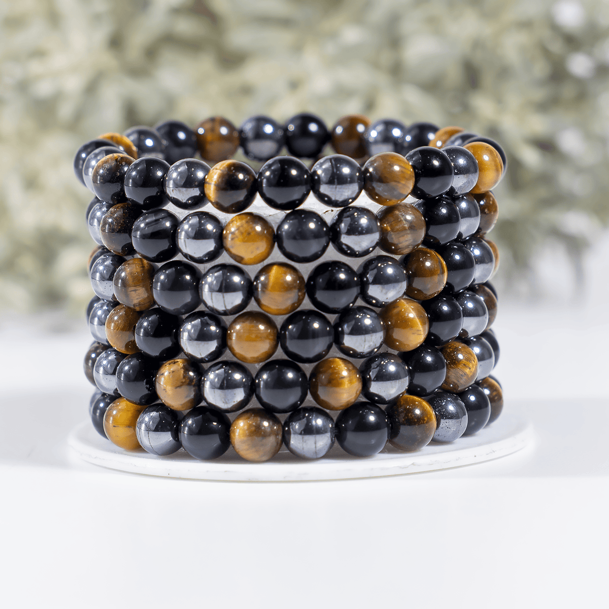 8mm Triple Protection Crystal Bracelet