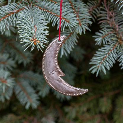 Haitian Moon Ornament – Recycled Steel Art