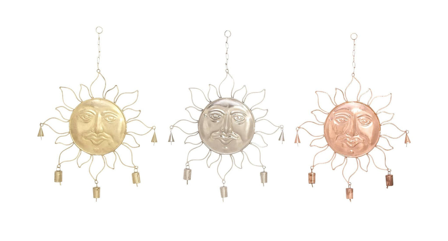 Metal Sun Windchime | Various Finishes