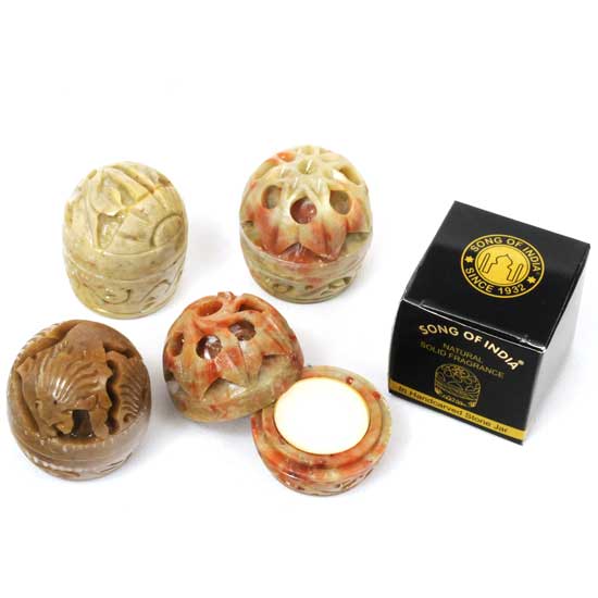 Lily of the Valley Soild Perfume in Hand Carved Stone Jar