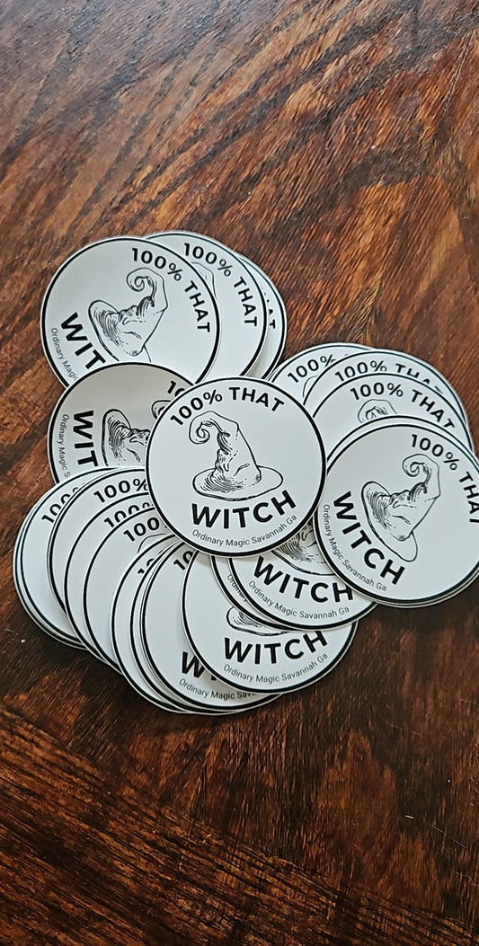 100%That Witch Stickers 3"