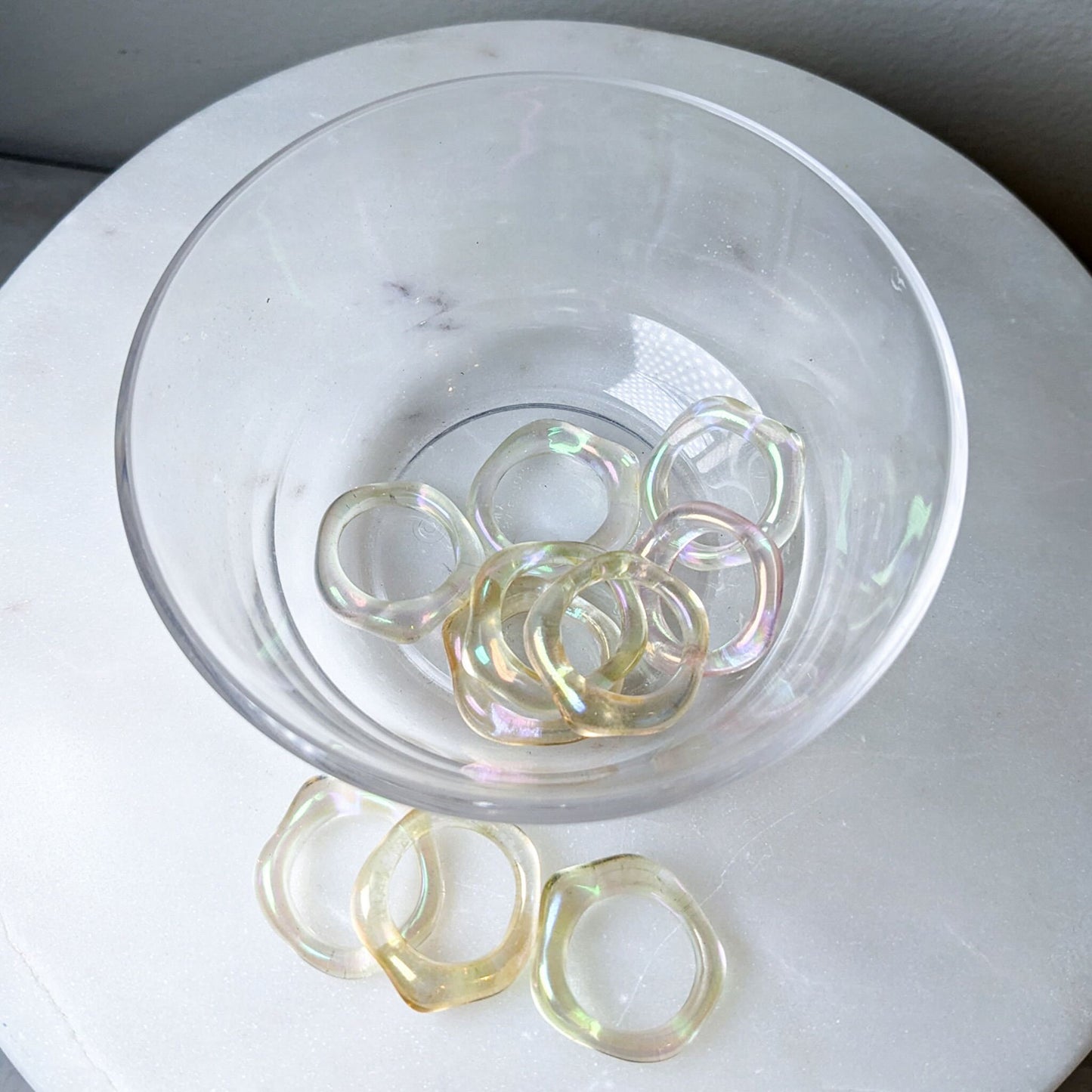 Golden Aura Acrylic Ring