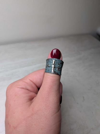 Silver Patina Rings