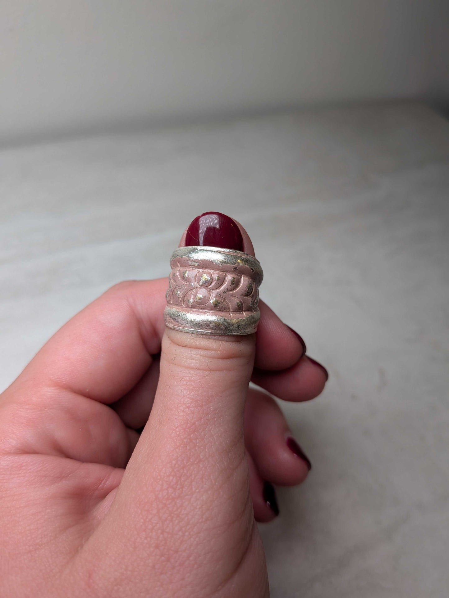 Silver Patina Rings