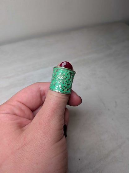 Silver Patina Rings