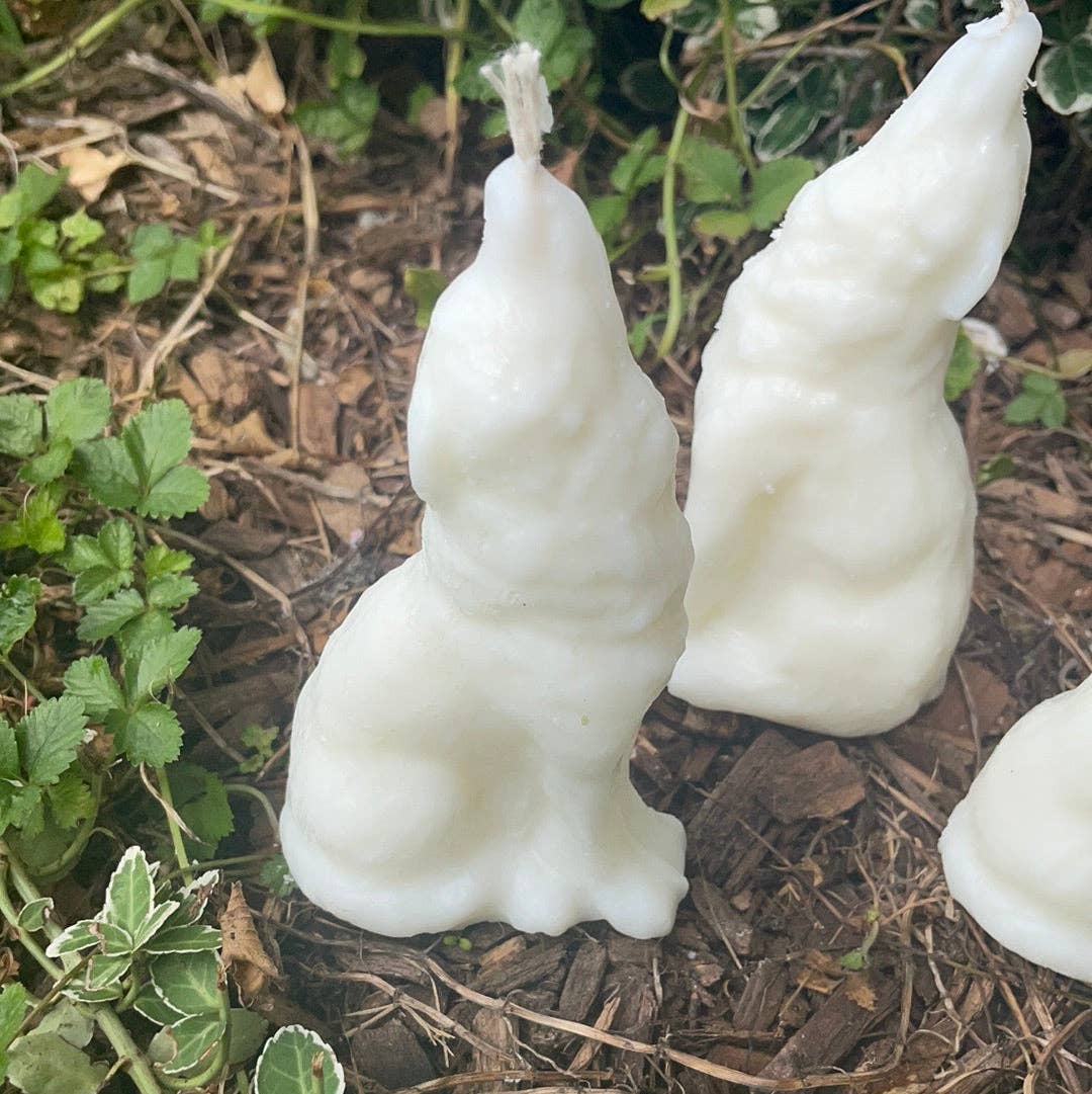 White Wolf Figure Spell Candle