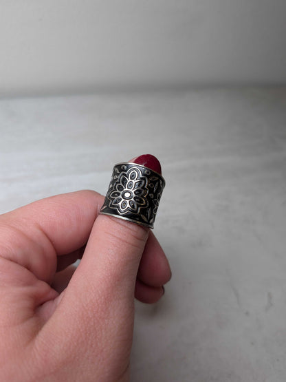 Silver Patina Rings
