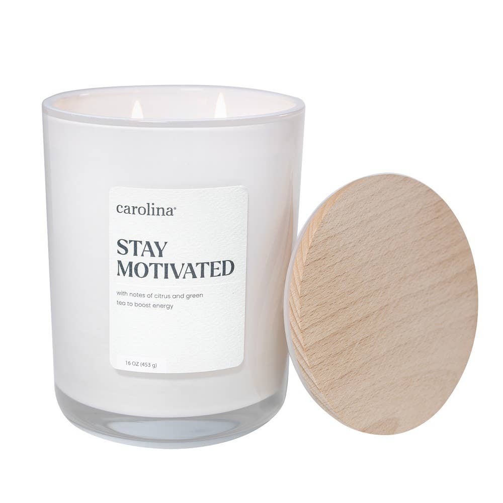 Stay Motivated - Bergamot & Green Tea Candle