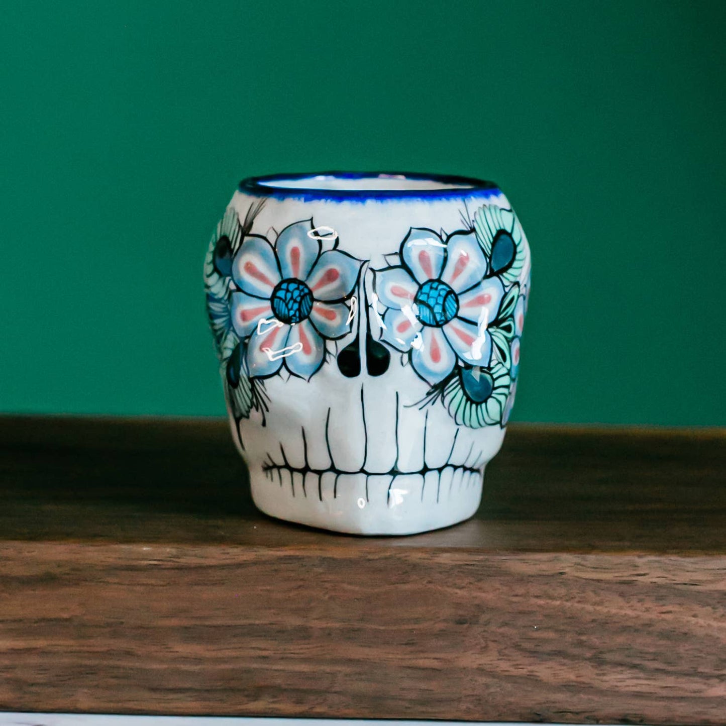 Sugar Skull Skeleton Mug