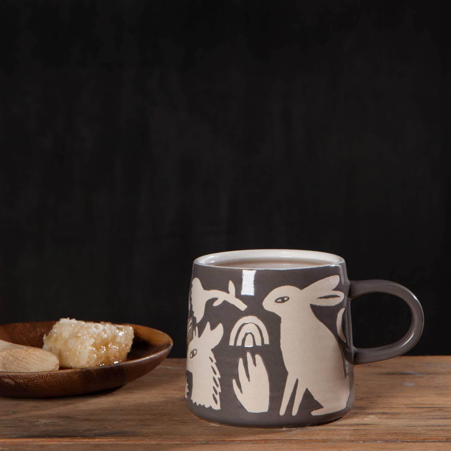 Danica Studio Timber Imprint Ceramic Mugs 14 oz