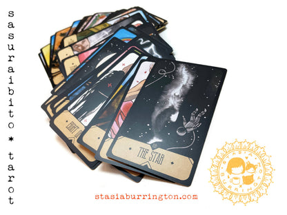 The Sasuraibito Tarot, card artwork, view 2.