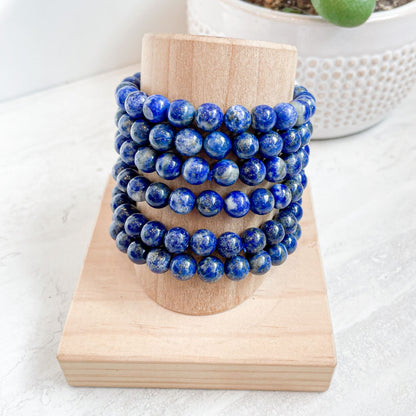 Crystal 8mm Beaded Bracelets