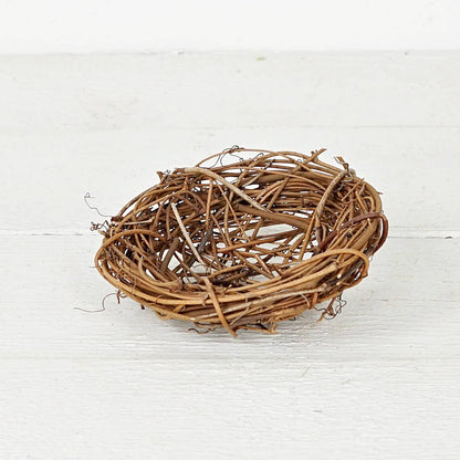 Natural Twiggy Bird Nest | Rustic Woodland Home Décor 4.5"