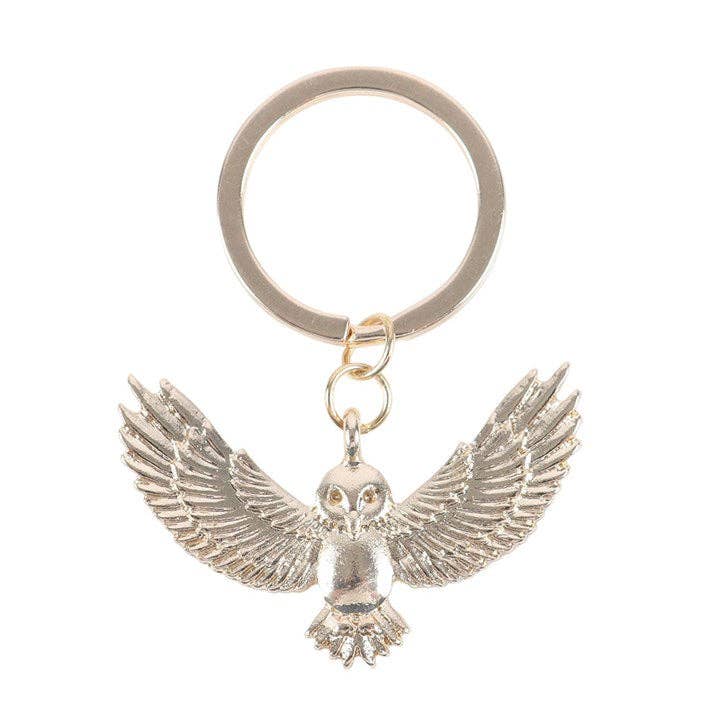 Gold Tone Owl Keyring