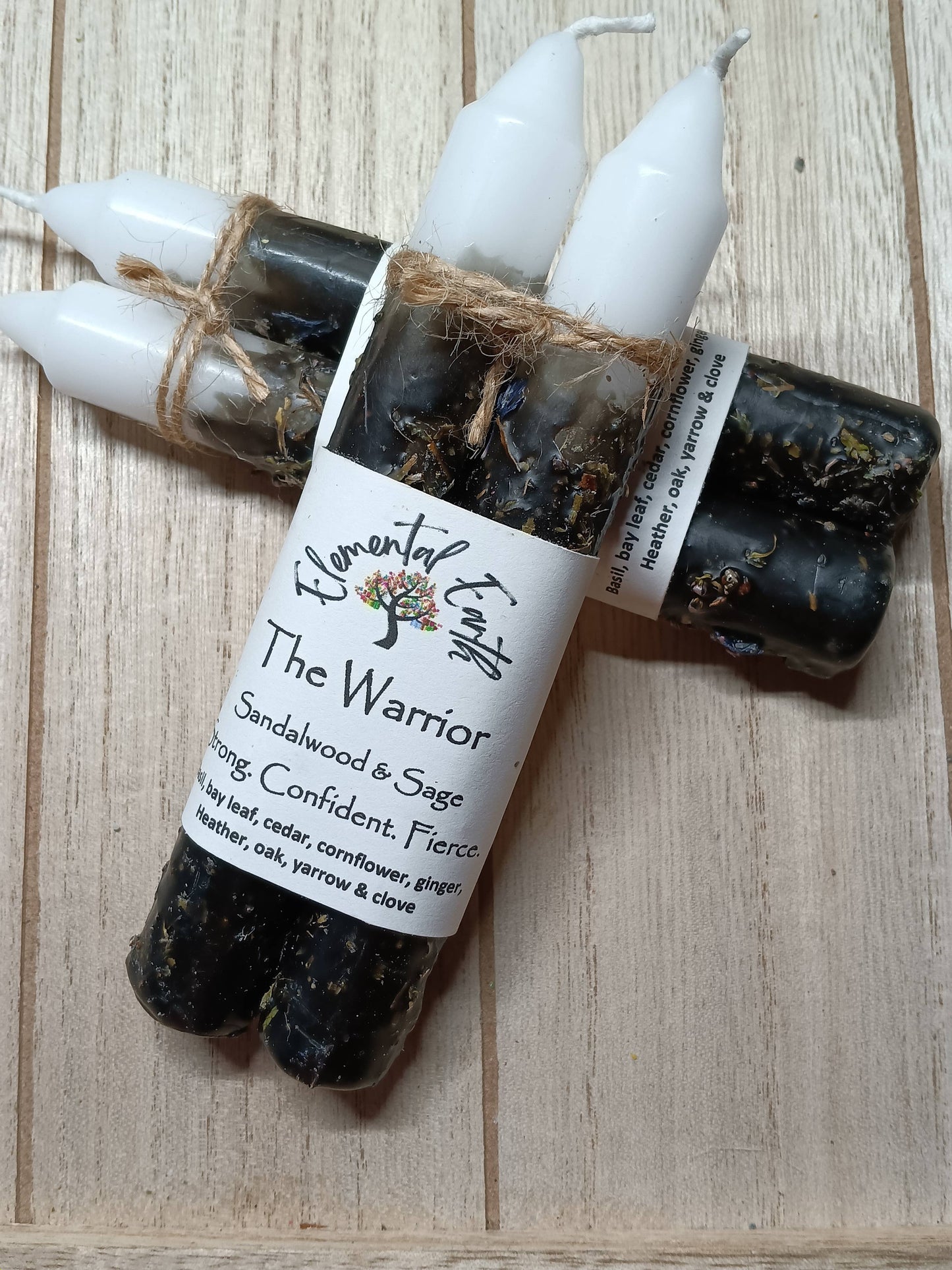 The Warrior Herbal 6 inch Candles