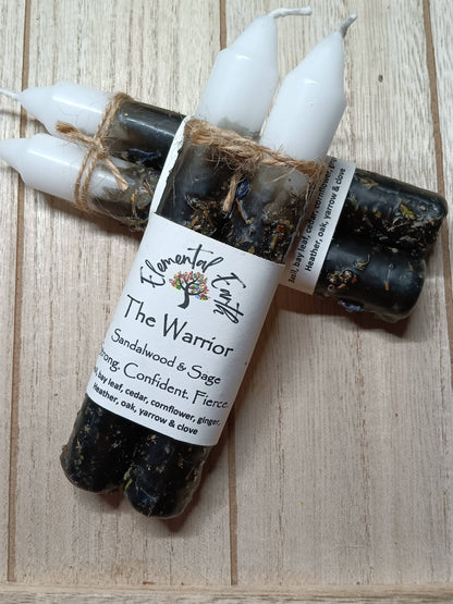 The Warrior Herbal 6 inch Candles