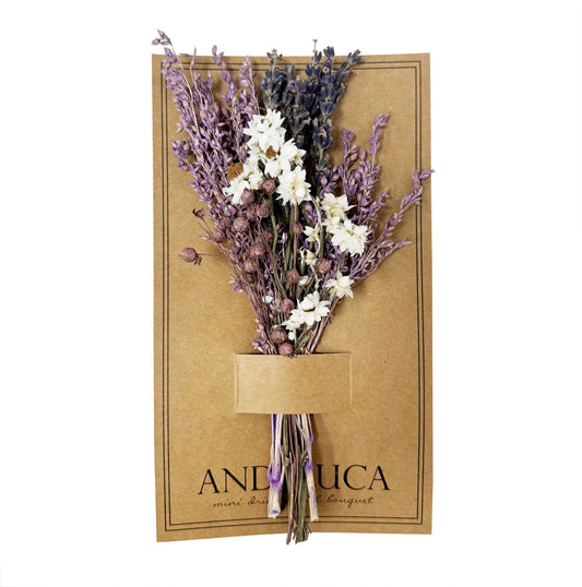Lavender Wildflower Mini Bouquet | Dried Flowers