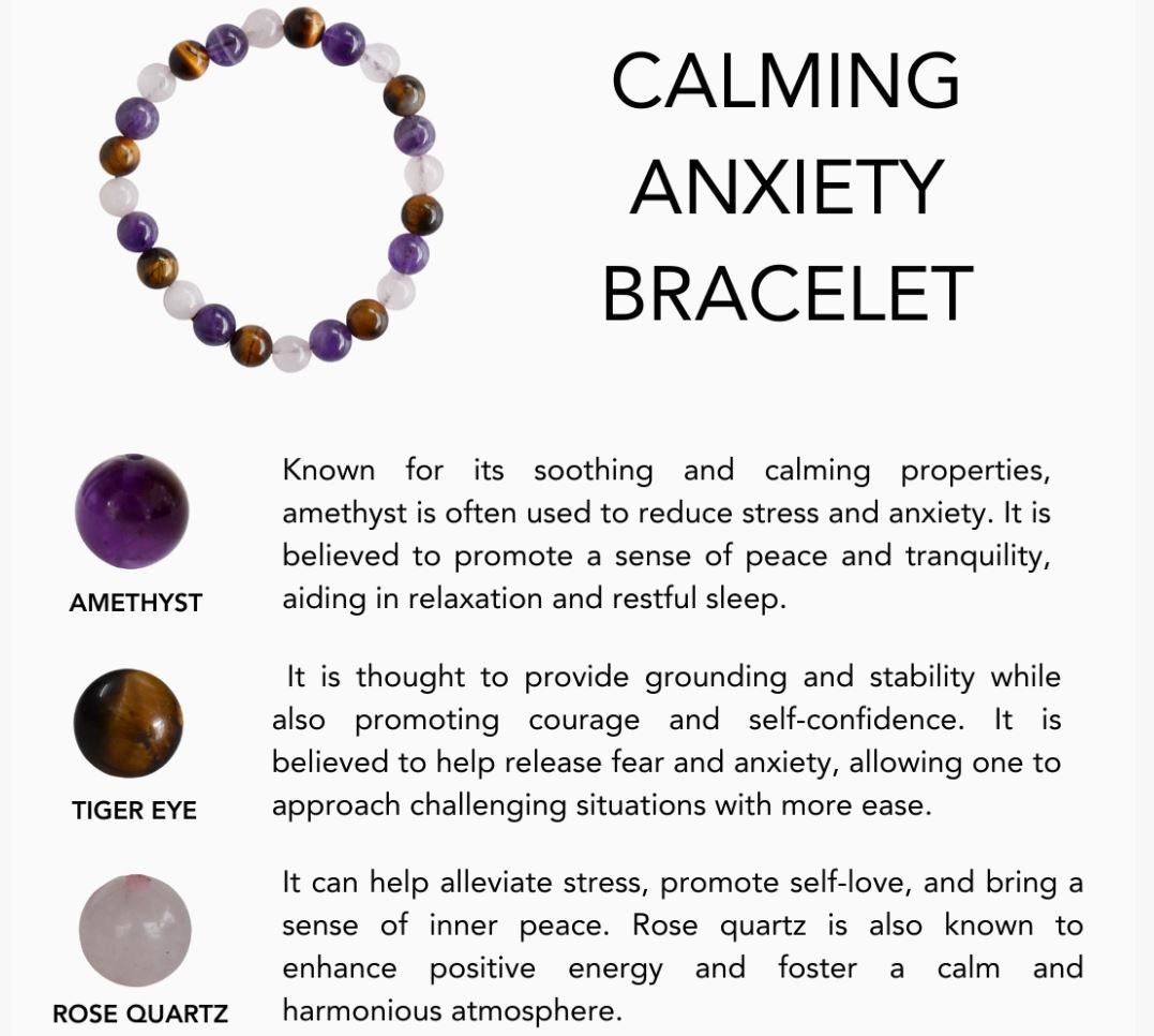 Crystal Healing Bracelets | Anxiety | Abundance | Joy | Fertility & More
