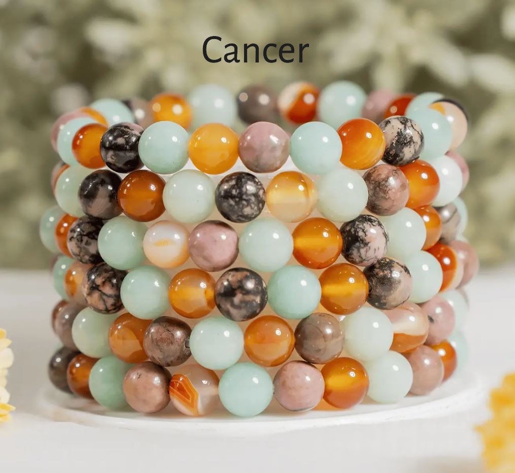 Crystal Zodiac Bracelet | 8mm | Healing Gemstone Bracelets