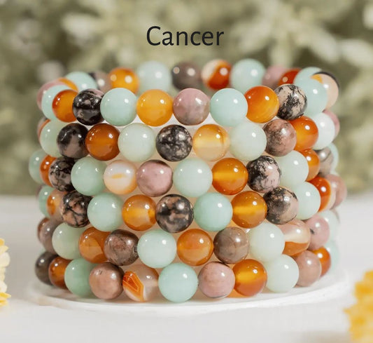 Crystal Zodiac Bracelet | 8mm | Healing Gemstone Bracelets