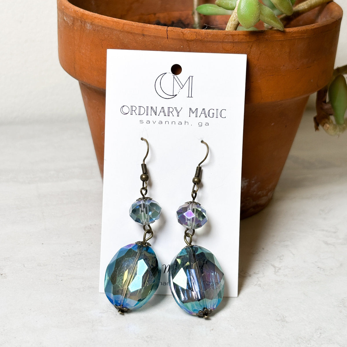 Dangling Stone Earrings | Various Colors