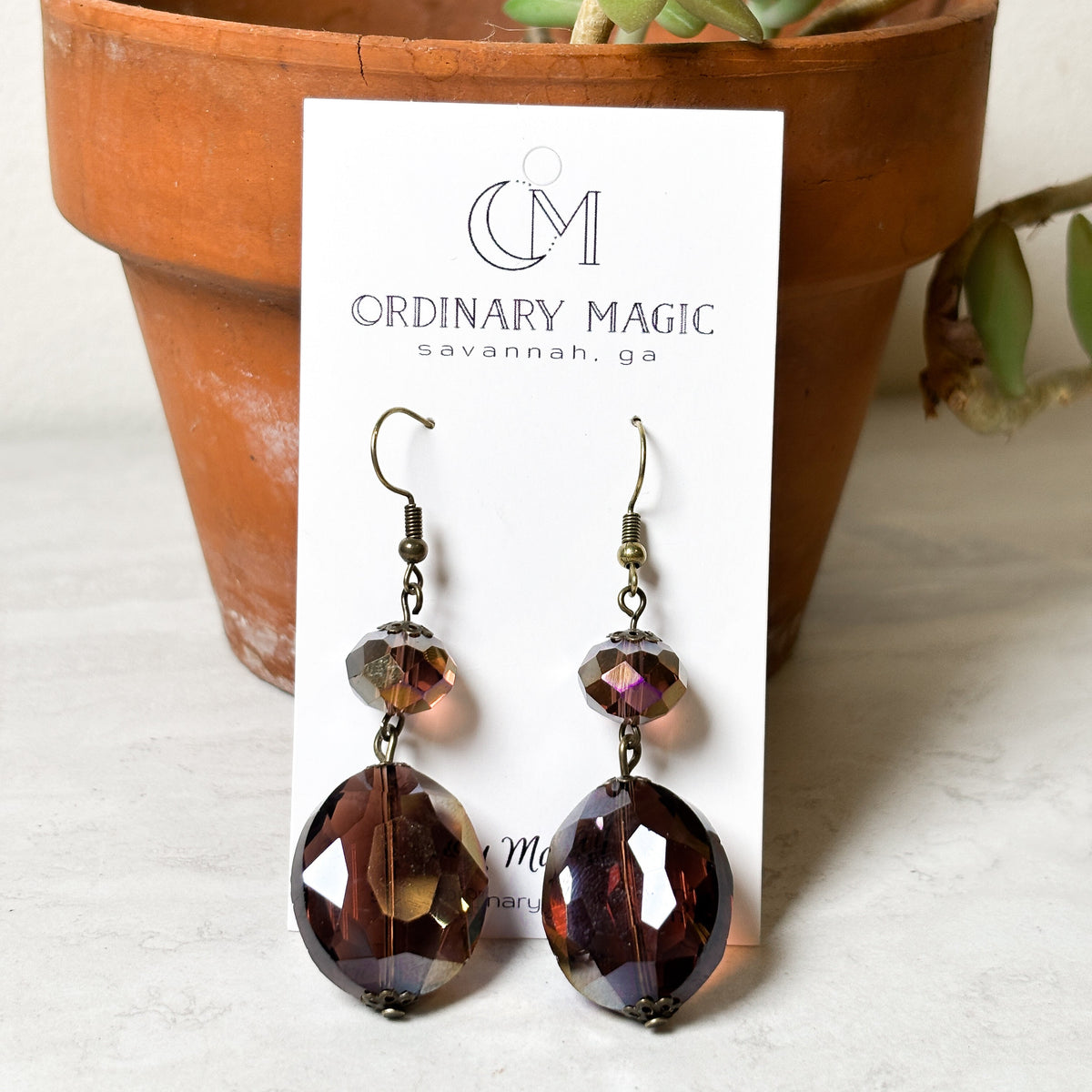 Dangling Stone Earrings | Various Colors