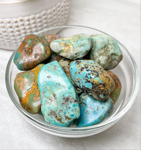 Natural Turquoise Tumbles 1"-1.5"