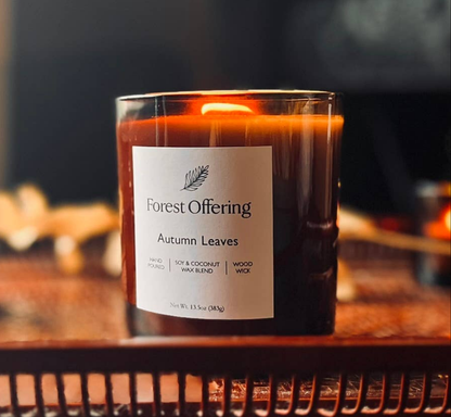 Autumn Leaves Candle