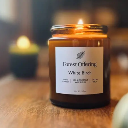 White Birch Candle