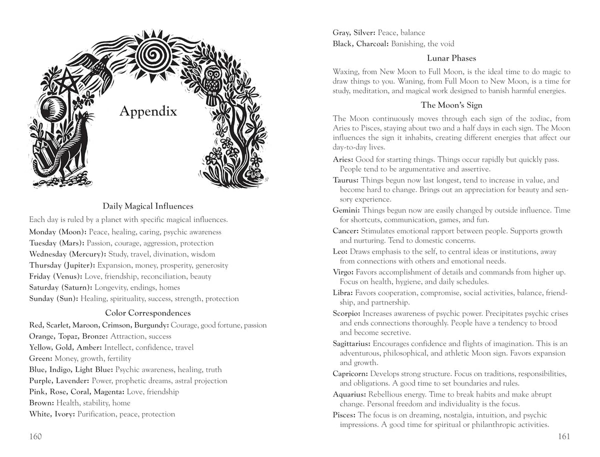 Llewellyn's 2027 Witches' Datebook, interior view 3, at Ordinary Magic in Savannah, GA.