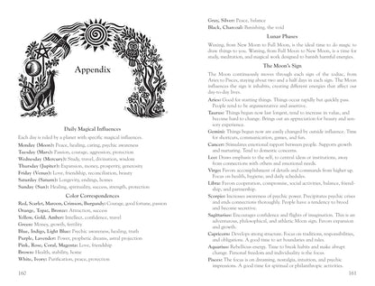 Llewellyn's 2027 Witches' Datebook, interior view 3, at Ordinary Magic in Savannah, GA.