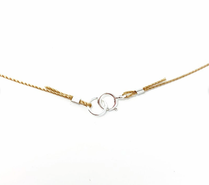 Labradorite Dot Cord Necklace