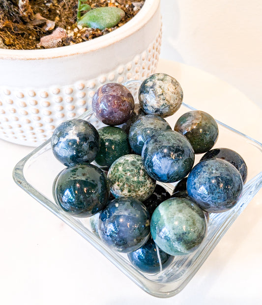 Moss Agate Sphere