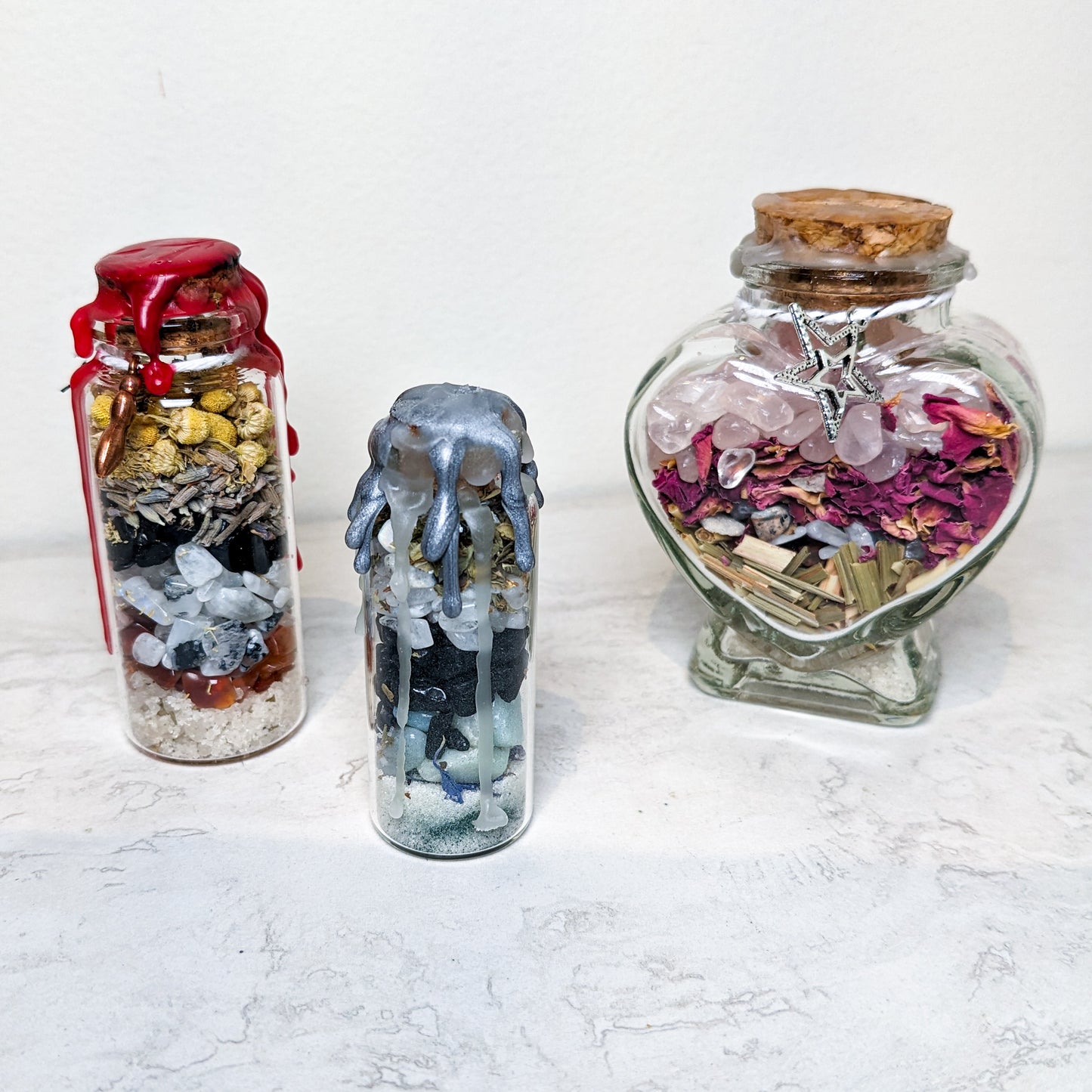 DIY Spell Jars at Our In House Spell Jar Bar