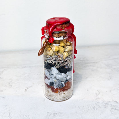 DIY Spell Jars at Our In House Spell Jar Bar