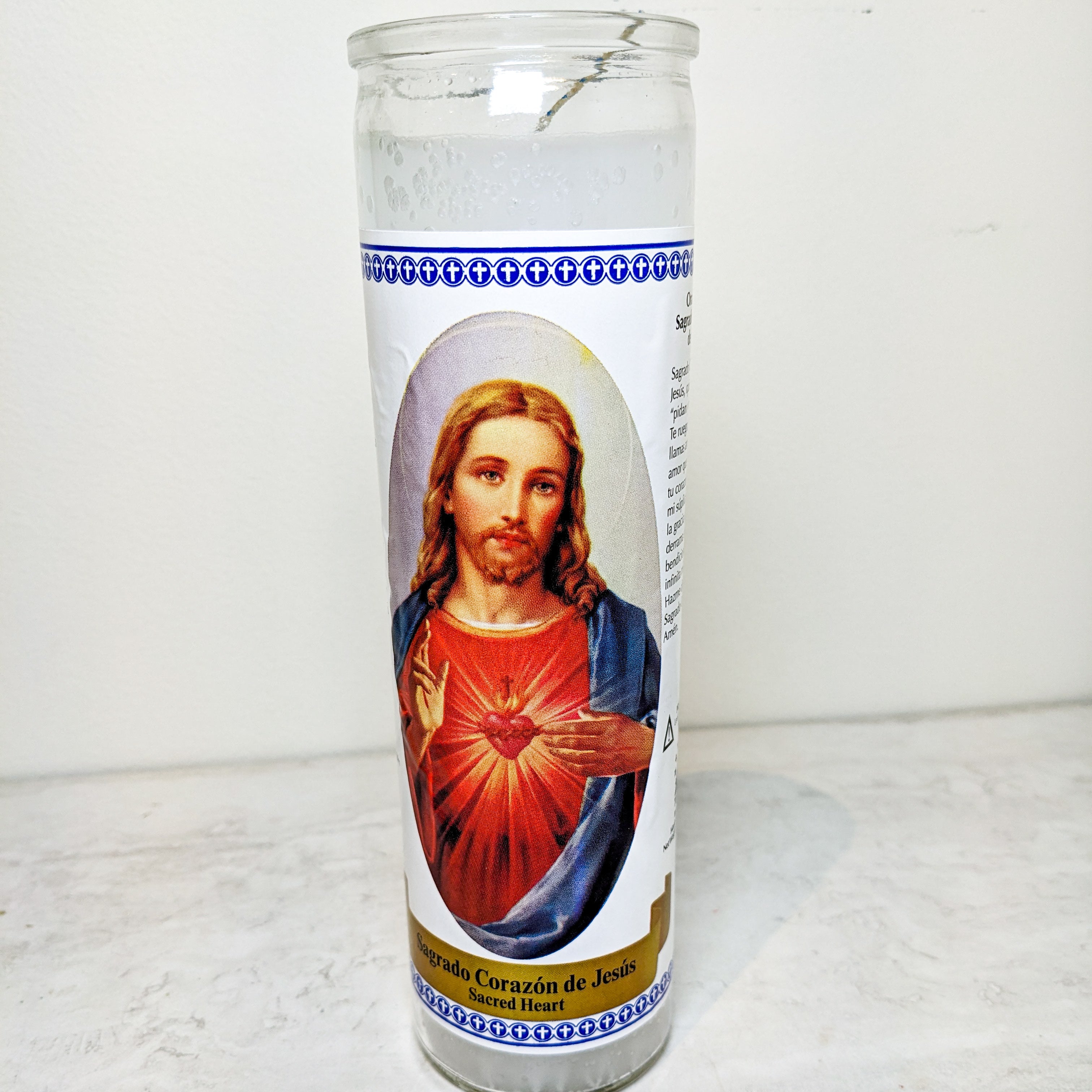Sacred Heart of Jesus 7 Day Candle | Various Colors