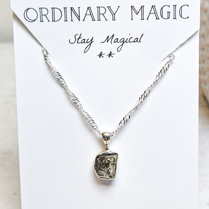 Sterling Silver Crystal Pendant Necklaces | Various Crystals